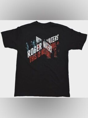 NWOT- ROGER WATERS This Is Not A Drill Black Graphic Band Tee